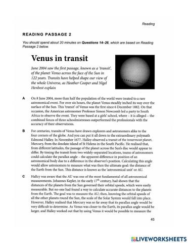 Academic Reading Test 9 - 2 (Part two)