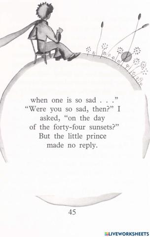 Vocab-The Little Prince 5-Fill in the blank