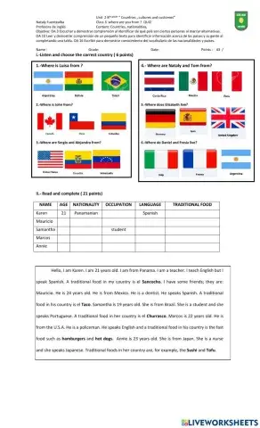 Class 3 unit 2 8th grade