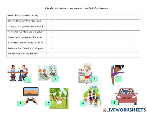 Present Perfect Continuous