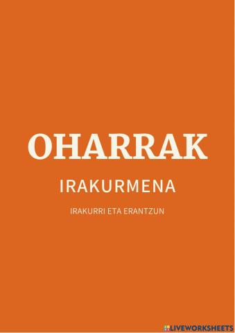 Oharrak