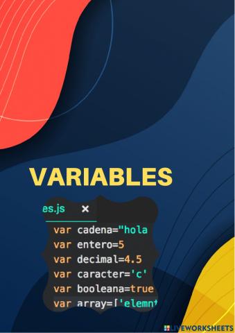 Ejercicios JavaScript - Variables