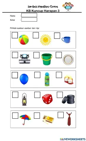 Tema Air, Udara dan Api