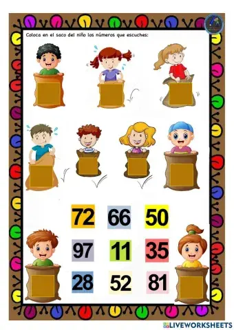 Number 1 to 100 listening