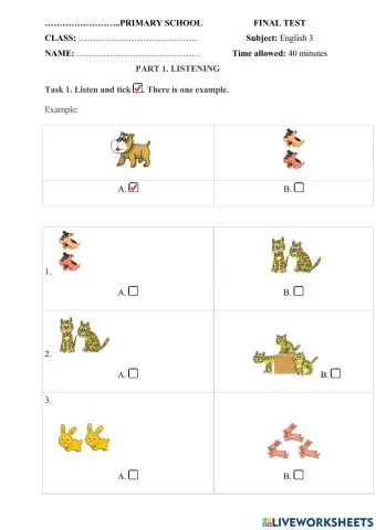 Đề 11 - kiểm tra học kì 2 lớp 3