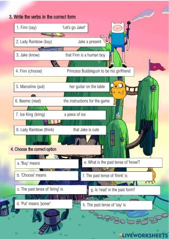 Past Tense Irregular Verbs