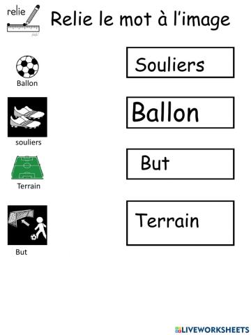 Vocabulaire soccer facilité