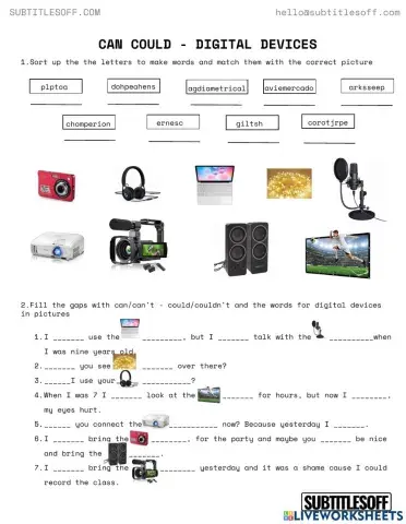 Can-could - digital devices