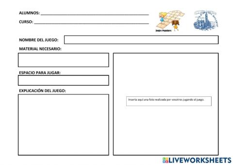 Plantilla Juegos Populares
