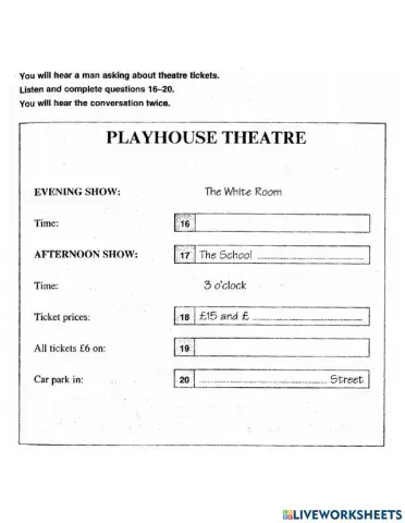 Ket 3-test 2-listening-part 4