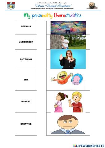 Personality characteristics