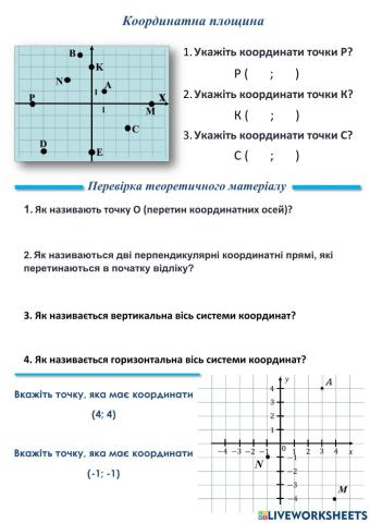 Координатна площина