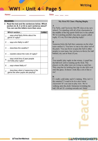 WW1 - Unit 4 - Page 5