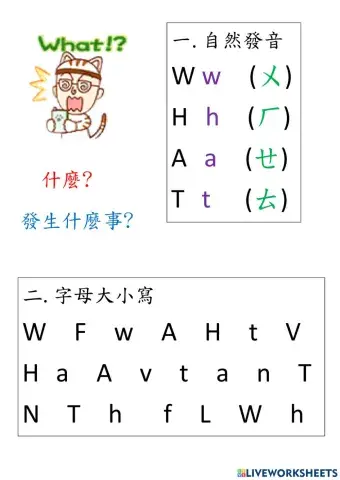 簡訊英文-what 什麼