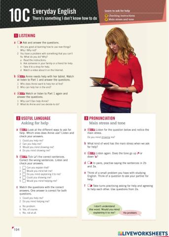 Empower - Elementary - Episode 10 - pages 104 and 105