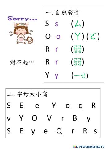 簡訊英文-sorry  what