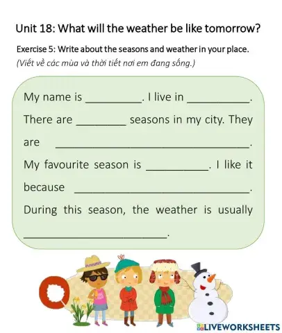 What will the weather be like tomorrow?