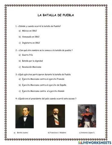 La batalla de puebla