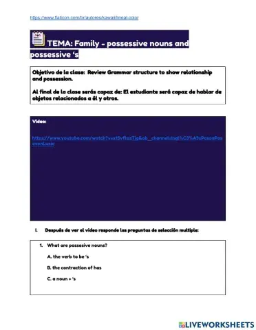 Ejemplo liveworksheets