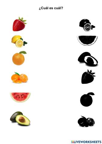 Sombras - Frutas