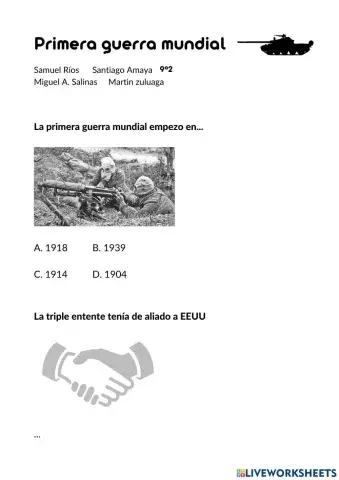 Primera guerra mundial