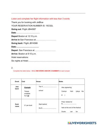 ST - tuần 7 - BT BS - listen:AEF2-P22-Đề 6