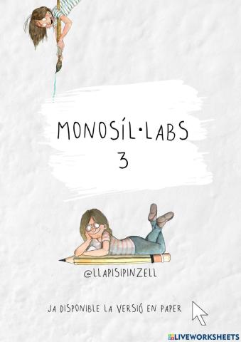 monosíl·labs 3