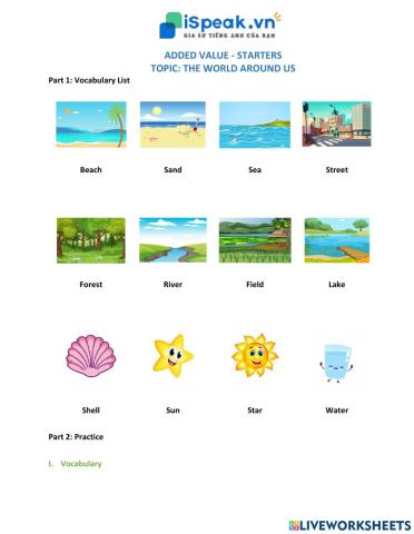 ADDED VALUE STARTERS-The World Around Us