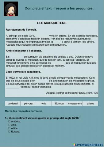 Comprensió lectora 10