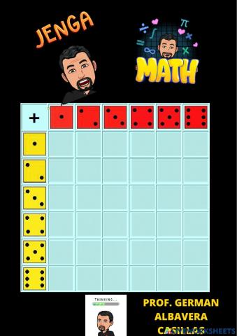 Jenga math prof. German Albavera