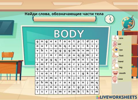 Body Parts puzzle
