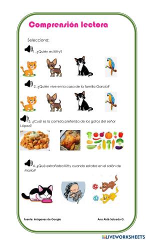 Cuento la pequeña Kitty