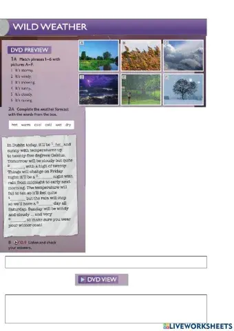 Talking about weather