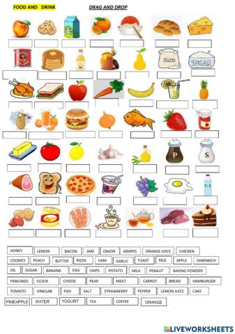 Food and drinks