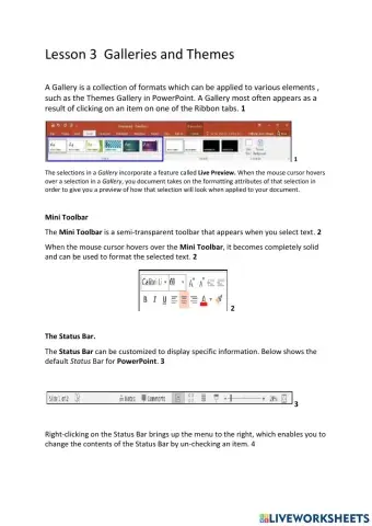 Lesson 3 Galleries and Themes