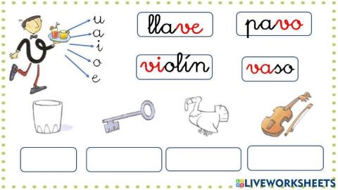 Juego consonante v 1