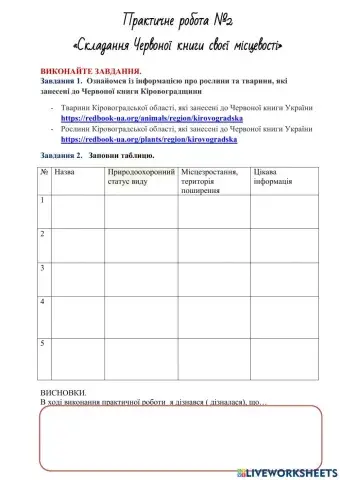 Практична робота