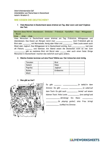 Wie essen die Deutschen?