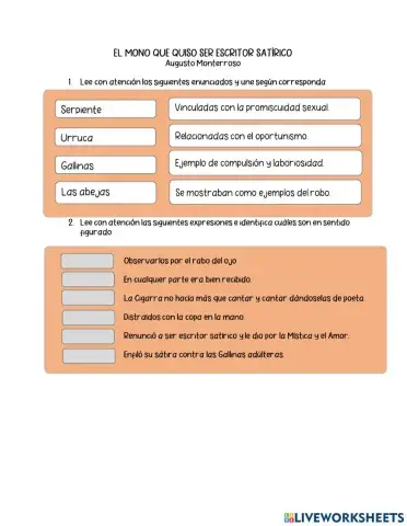 El mono que quiso ser escritor