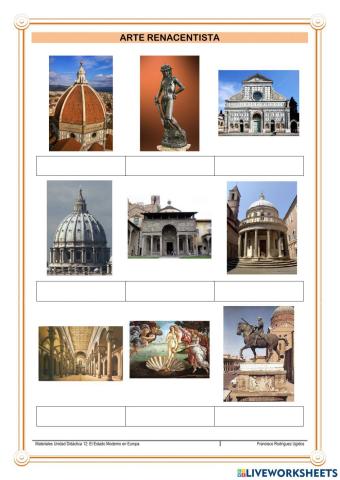 TEST del Arte Renacentista
