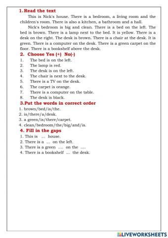 Reading comprehension