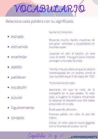 Prohibido Capítulos 20 y 21- Tarea 3