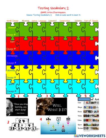 Testing Vocabulary 2