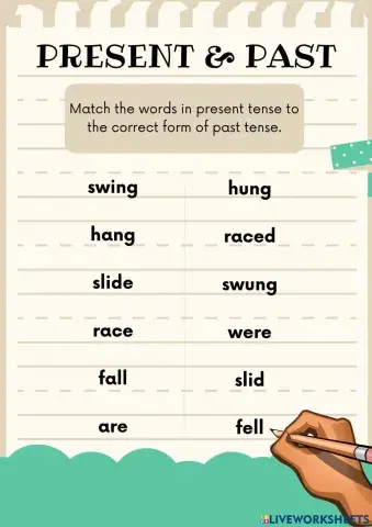 Present & past tense exercise