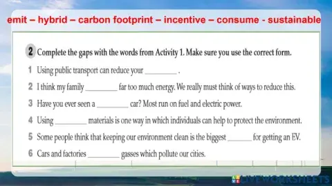Vocabulary in context