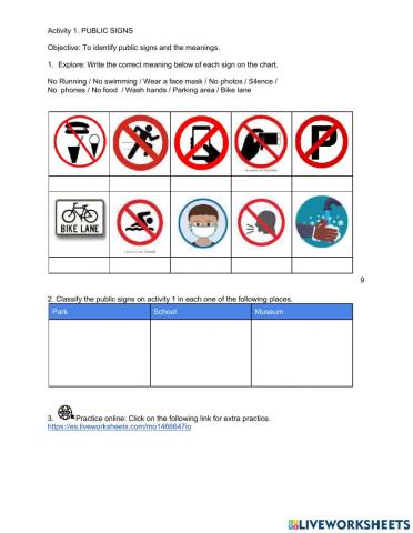 Public signs and modal verbs