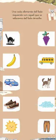 Empareja los que se relacionan