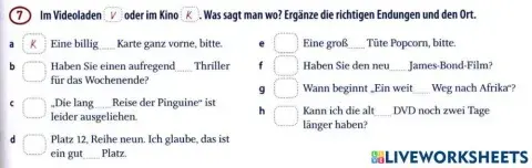 Kino oder Videotheka?