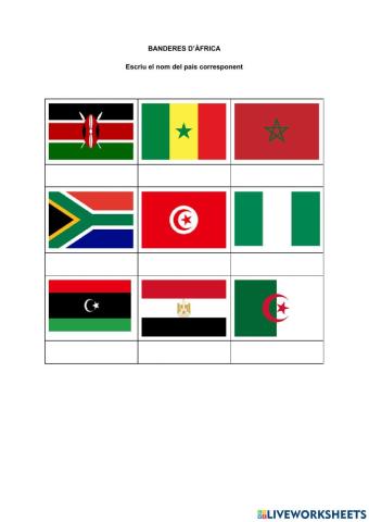 Banderes dÀfrica