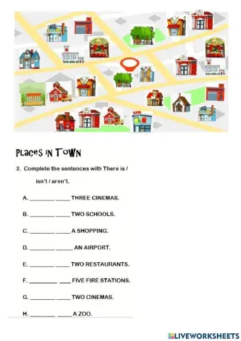 City there is are isn't aren't